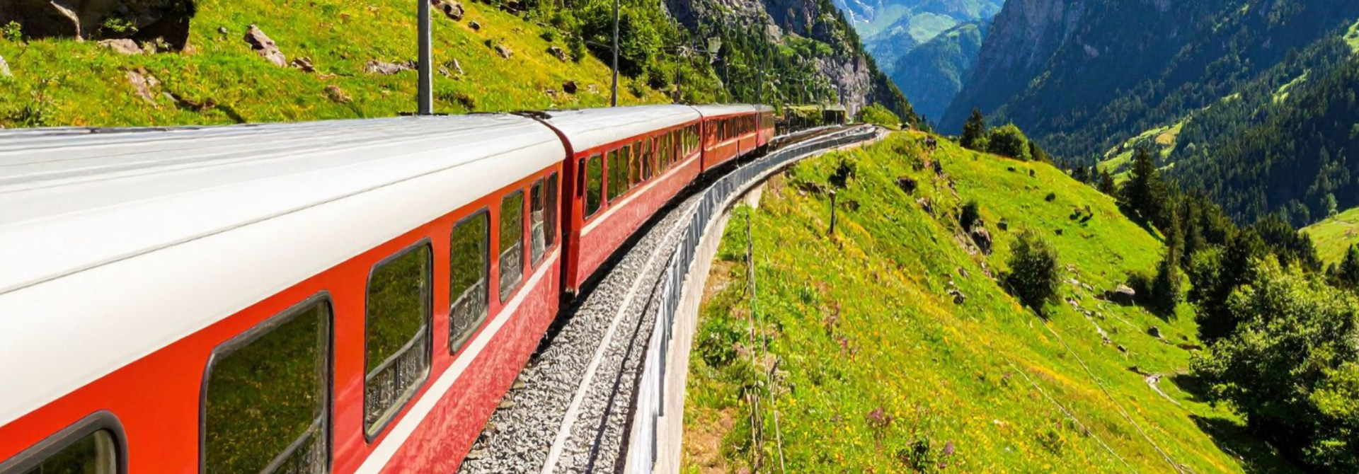 Szwajcaria - podróż koleją